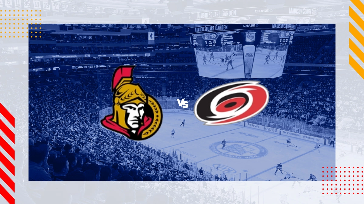 Pronóstico Ottawa Senators vs Carolina Hurricanes