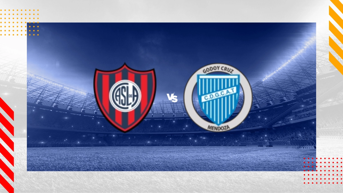 Pronóstico CA San Lorenzo De Almagro vs Godoy Cruz