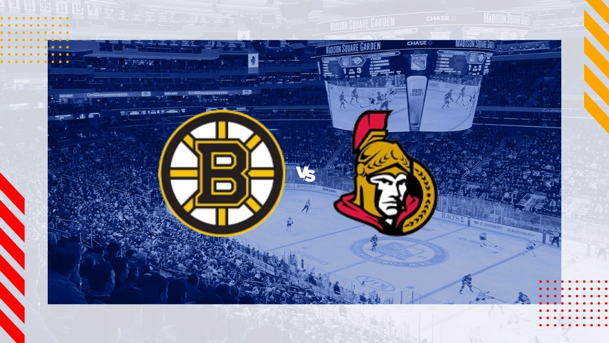 Pronóstico Boston Bruins vs Ottawa Senators