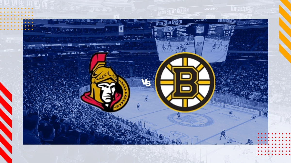 Ottawa Senators vs Boston Bruins Picks