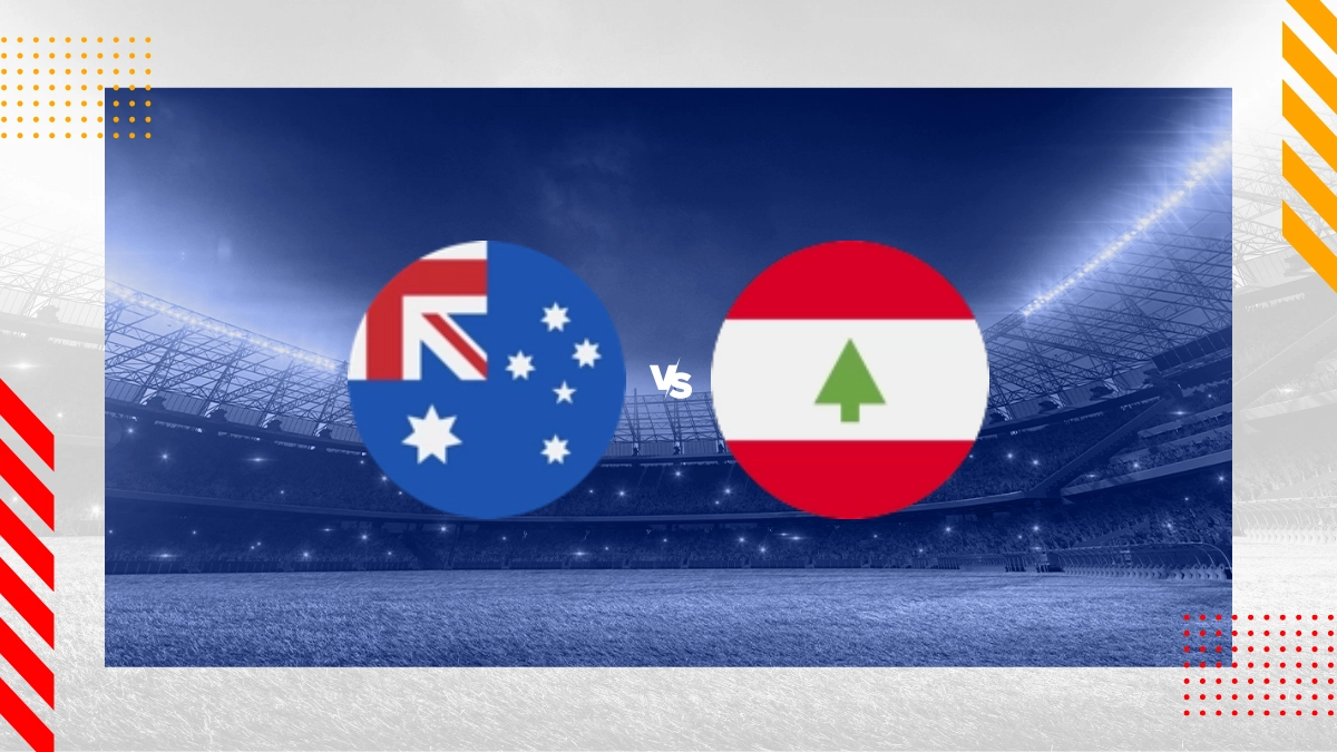 Pronóstico Australia vs Líbano