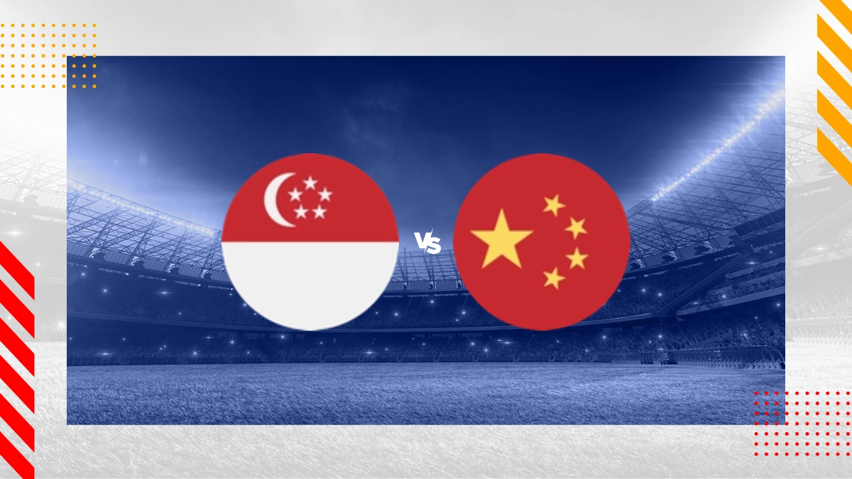 Pronóstico Singapur vs China