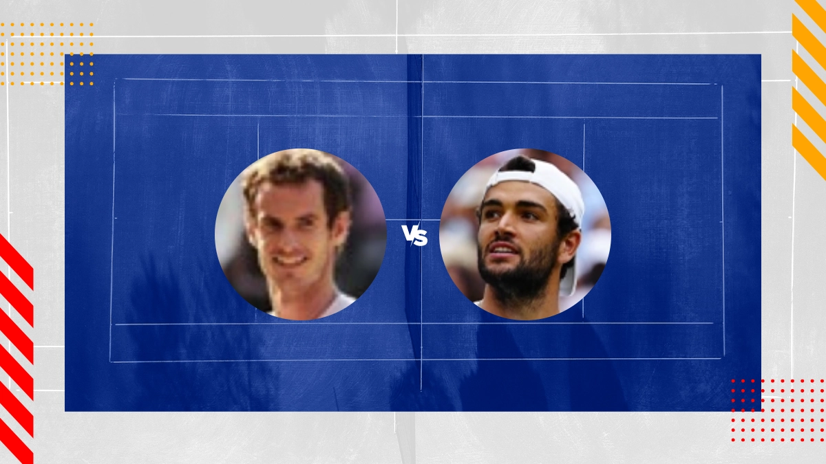 Pronostic Andy Murray vs Matteo Berrettini
