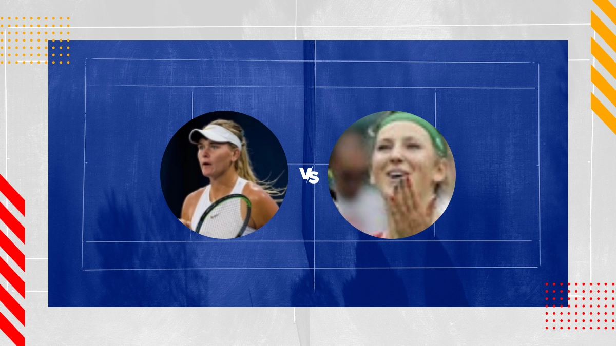 Pronostic Peyton Stearns vs Victoria Azarenka