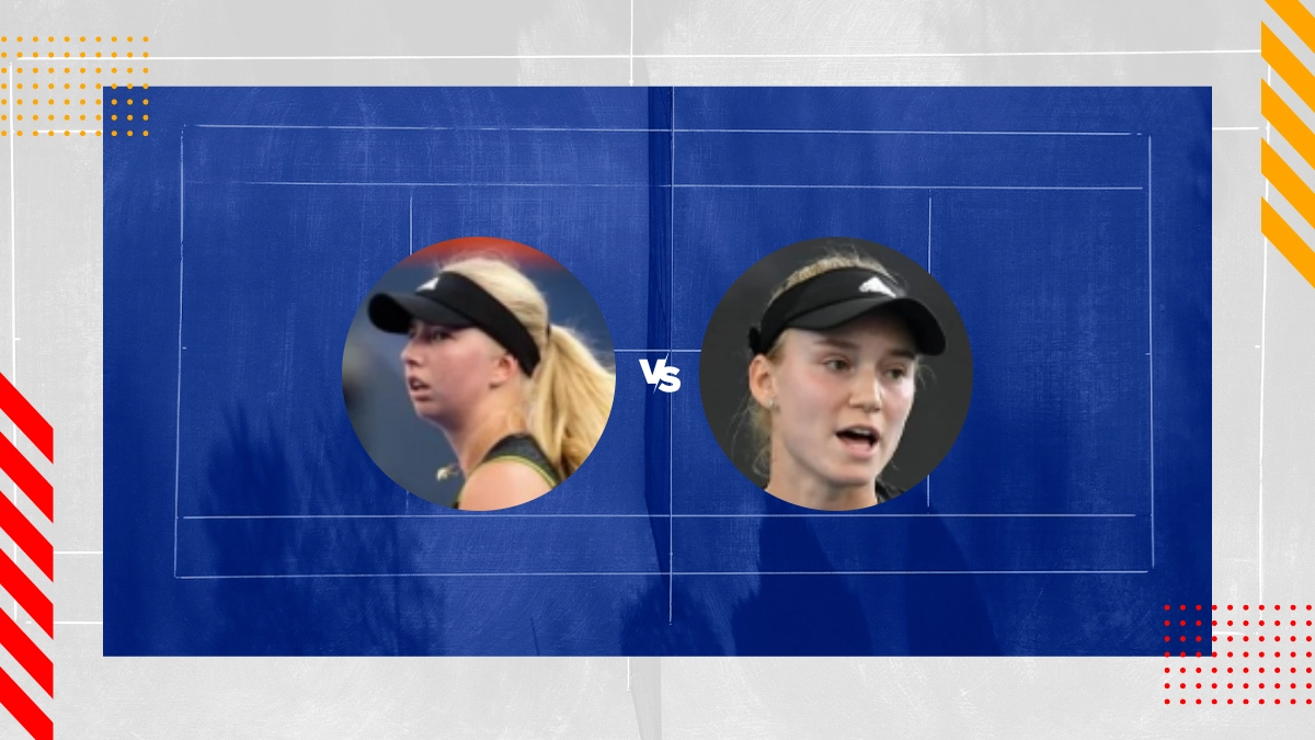 Pronóstico Clara Tauson vs Elena Rybakina