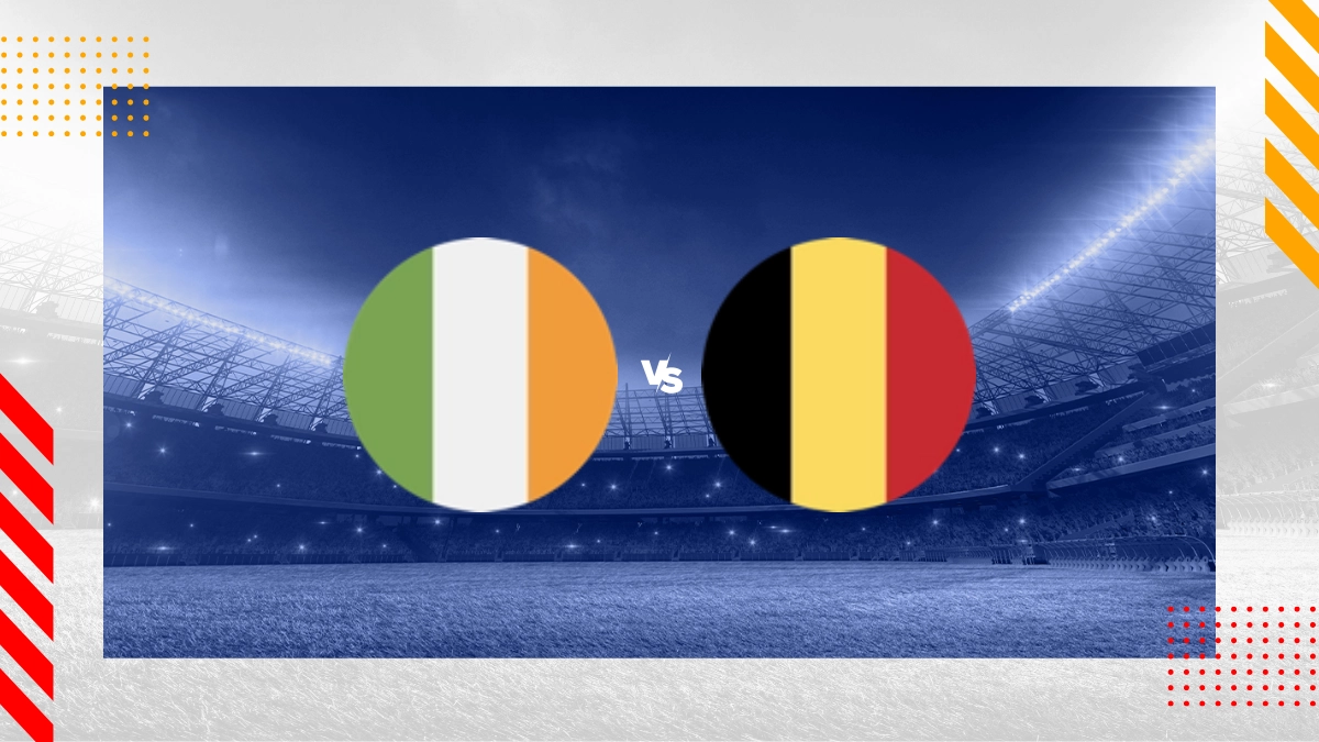 Prognóstico Irlanda vs Bélgica