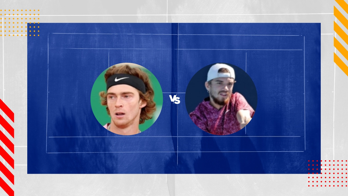 Pronostic Andrey Rublev vs Tomas Machac