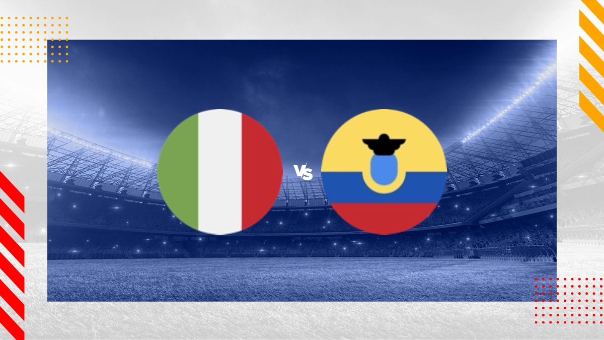 Prognóstico Itália vs Equador