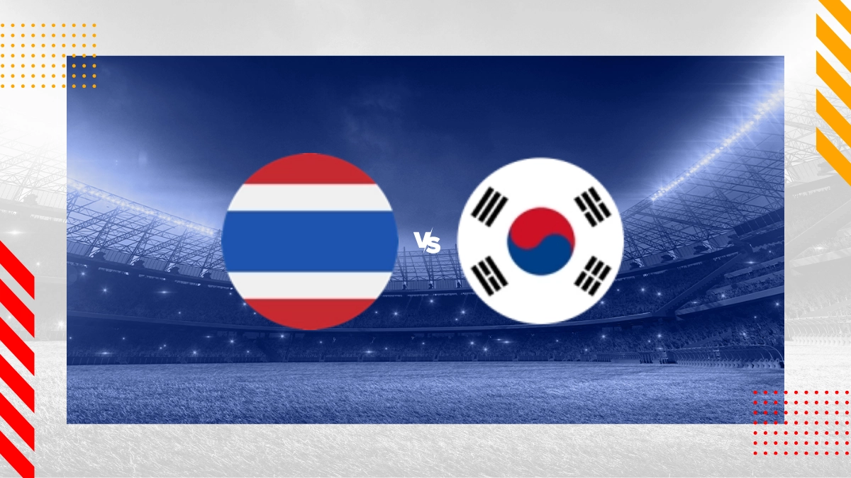 Pronóstico Tailandia vs Corea del Sur