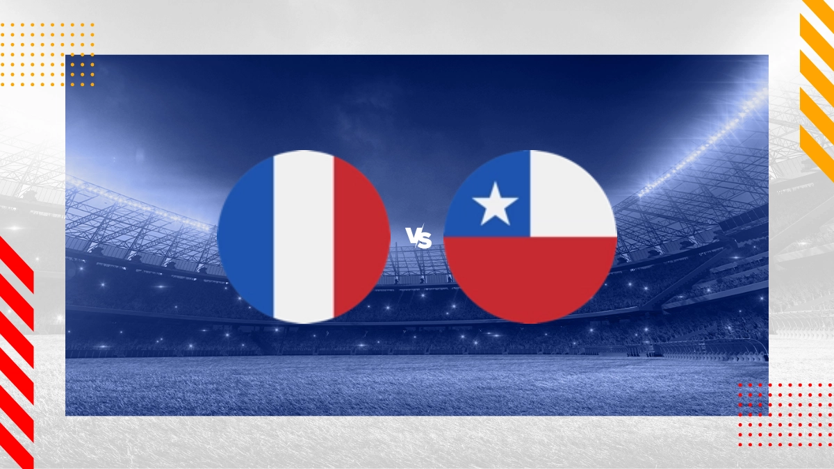 Pronóstico Francia Chile Amistosos 26/3/24