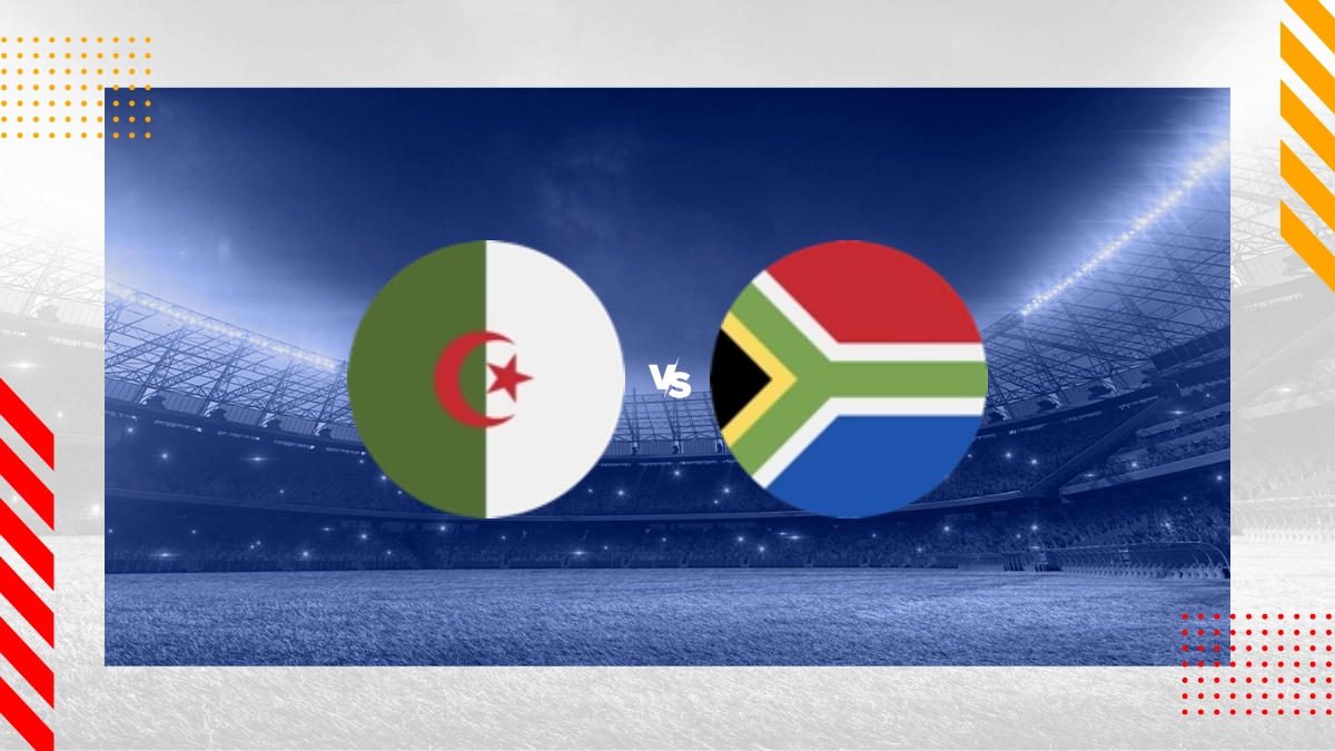 Palpite Argélia vs África do Sul