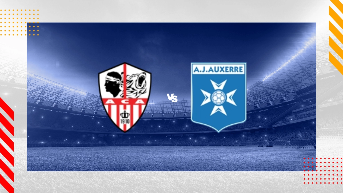 Pronostic AC Ajaccio vs Auxerre