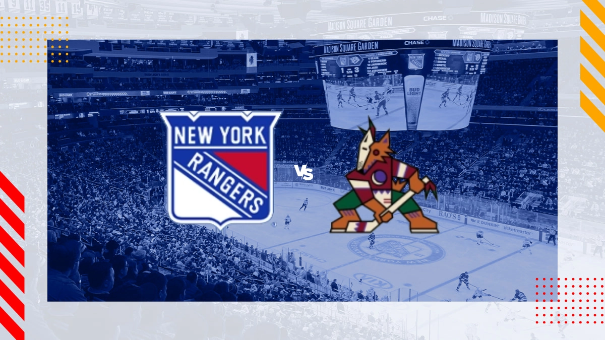 New York Rangers vs Arizona Coyotes Picks