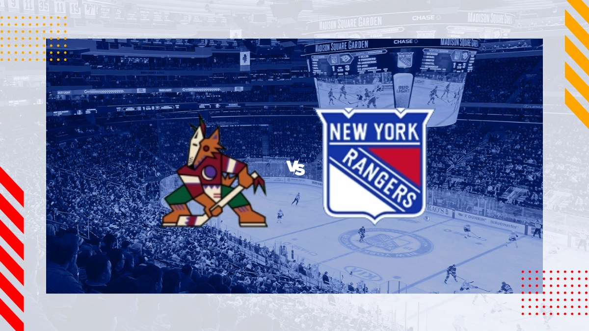 Pronóstico Arizona Coyotes vs New York Rangers