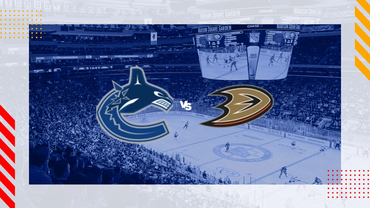 Pronóstico Vancouver Canucks vs Anaheim Ducks