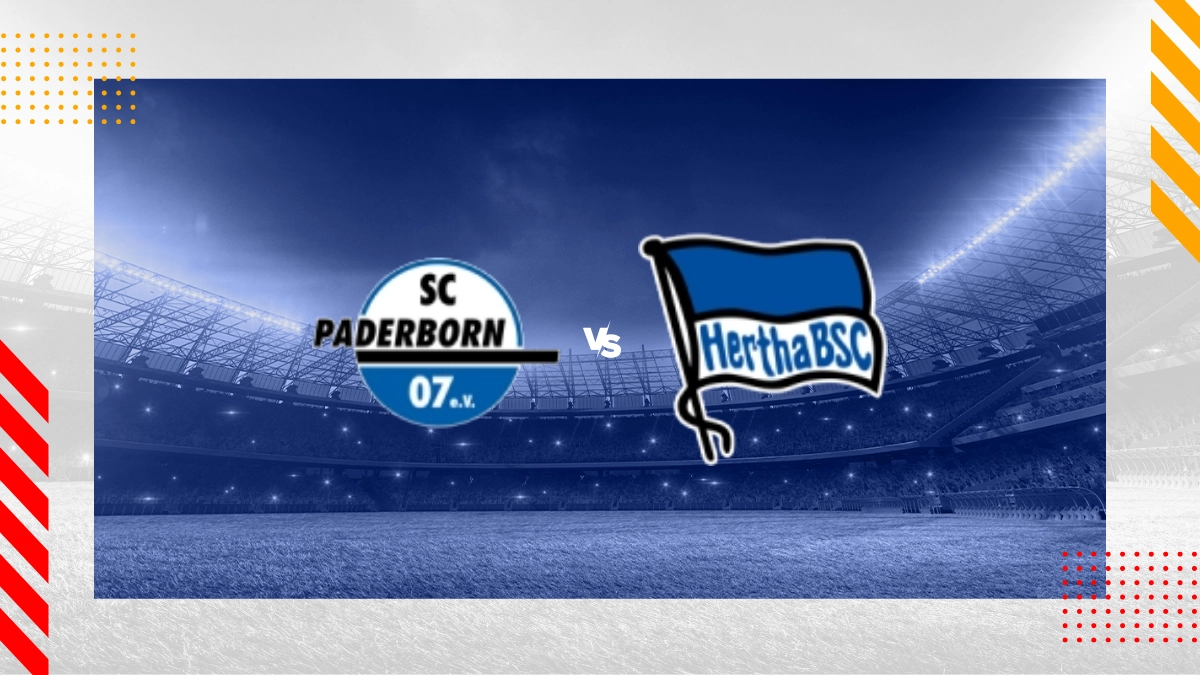 Pronostic SC Paderborn 07 vs Hertha Berlin