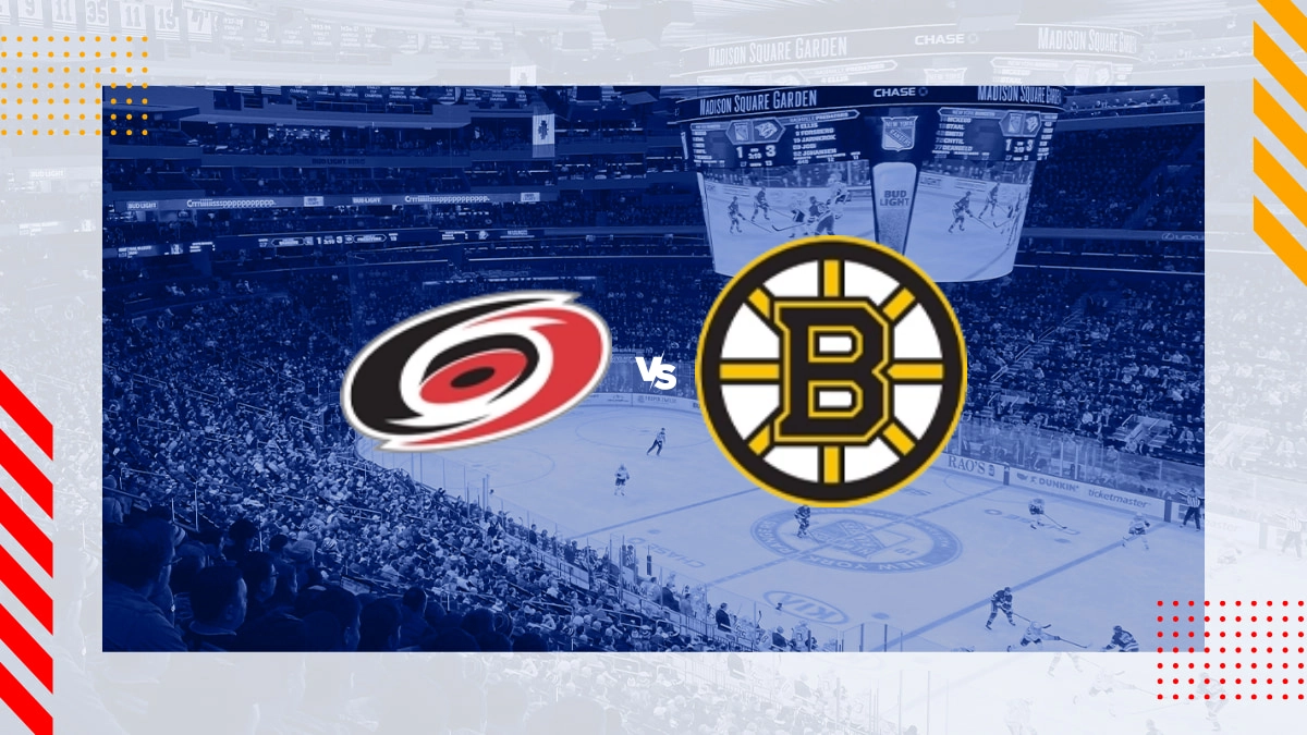 Pronóstico Carolina Hurricanes vs Boston Bruins
