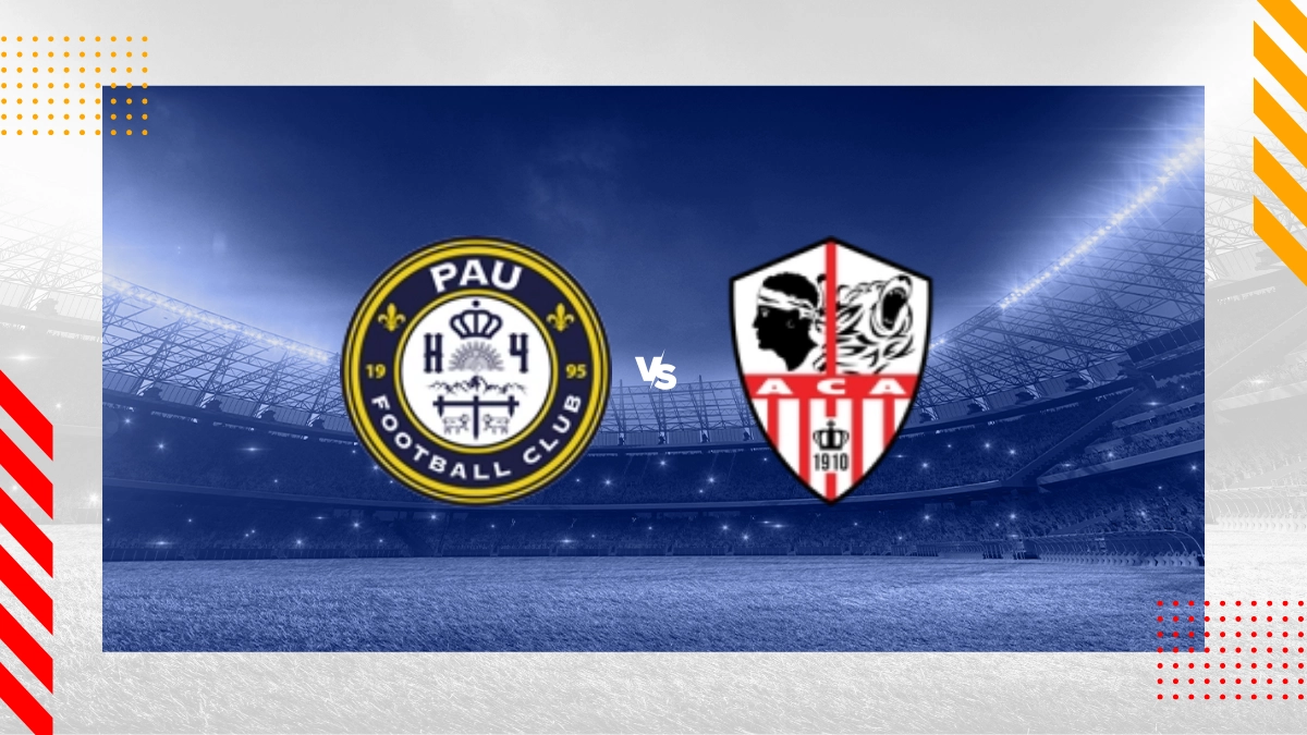 Pronostic Pau FC vs AC Ajaccio