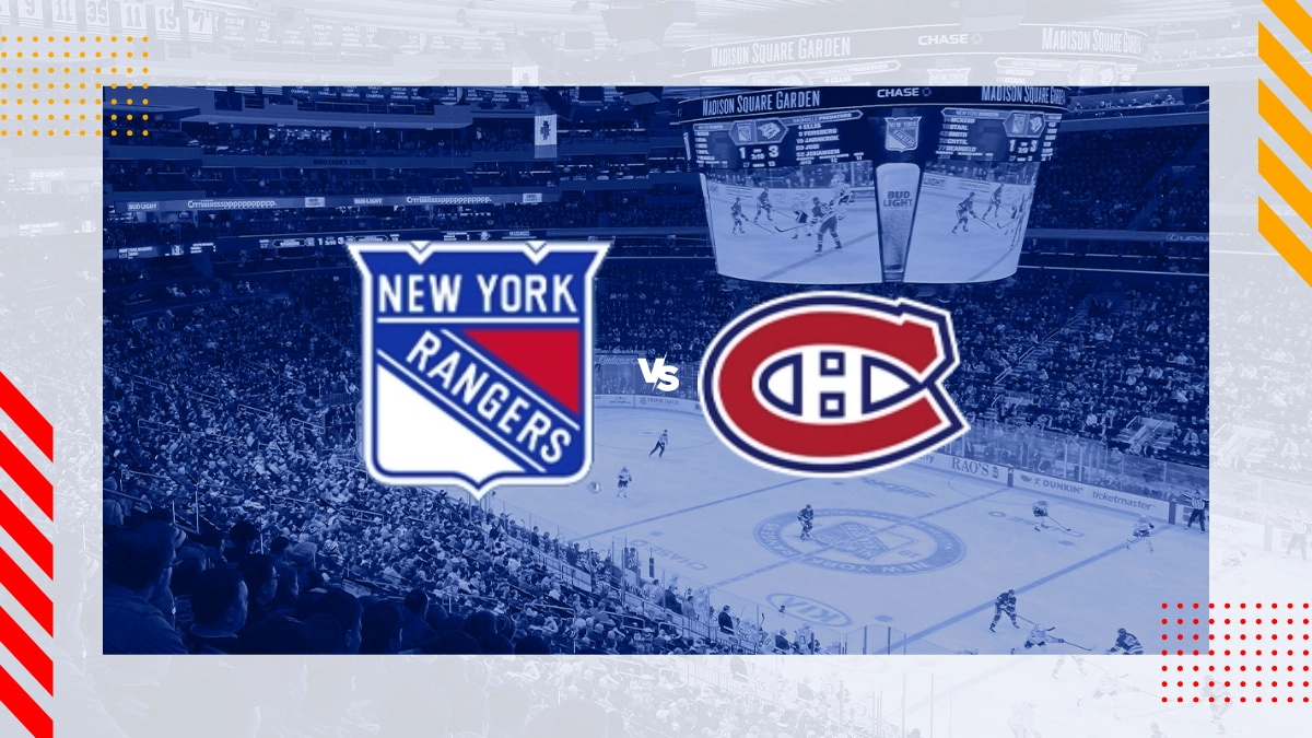 Pronóstico New York Rangers vs Montreal Canadiens