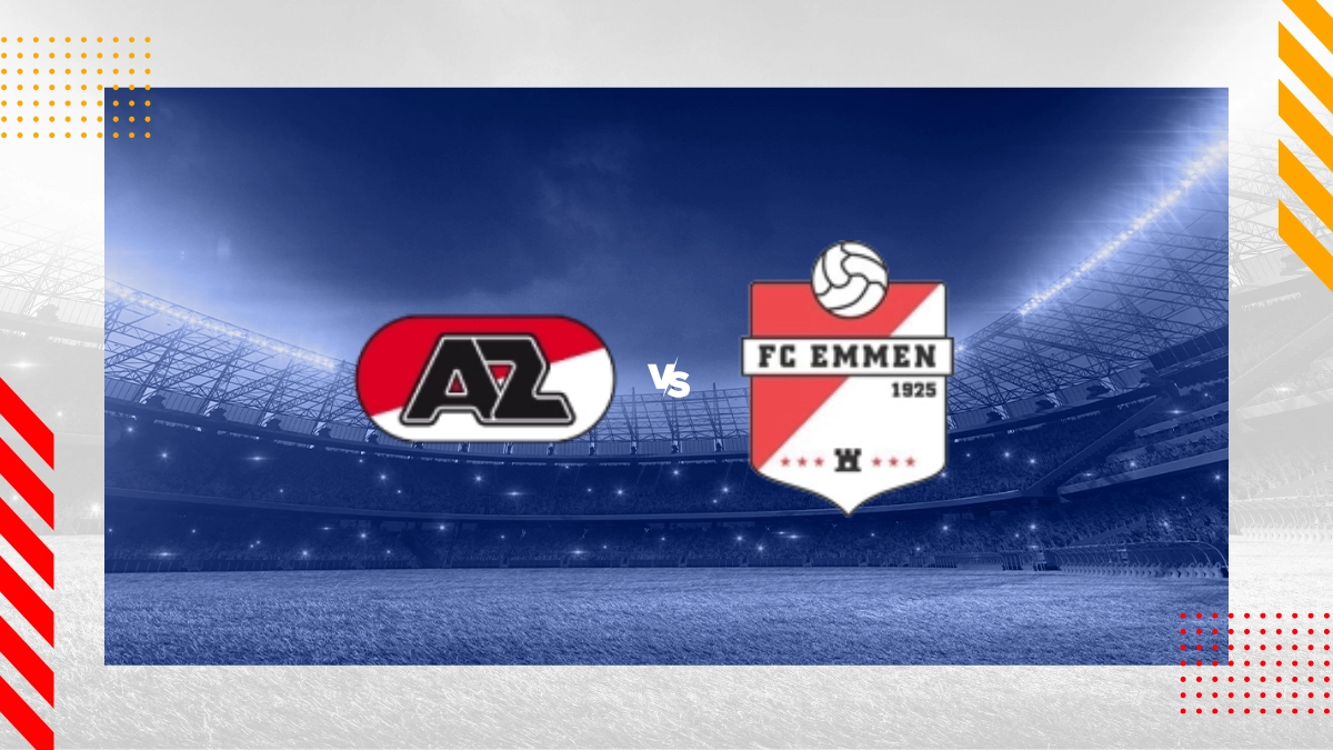 Voorspelling AZ Alkmaar vs FC Emmen