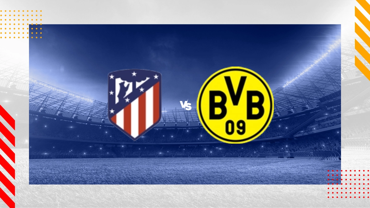 Voorspelling Atlético Madrid vs Borussia Dortmund