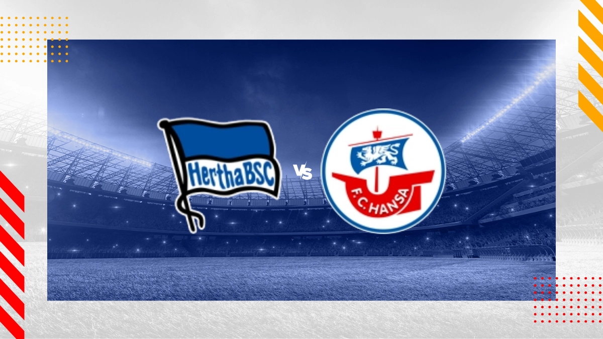 Hertha Berlin vs. FC Hansa Rostock Prognose