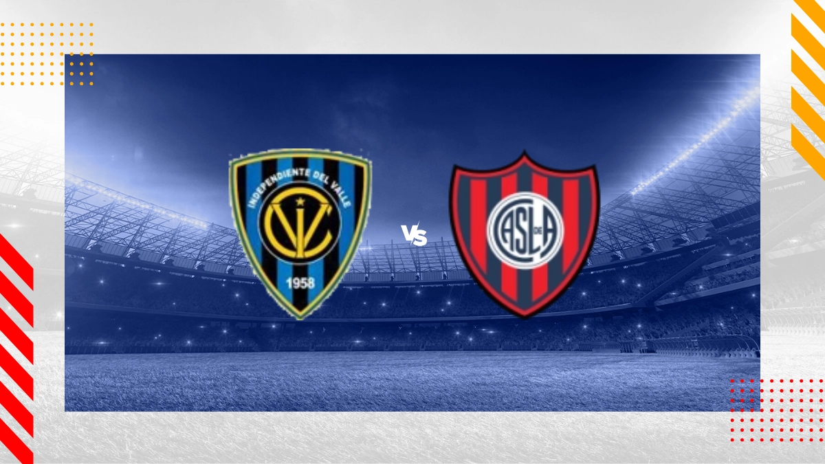 Pronóstico Independiente Del Valle vs CA San Lorenzo De Almagro