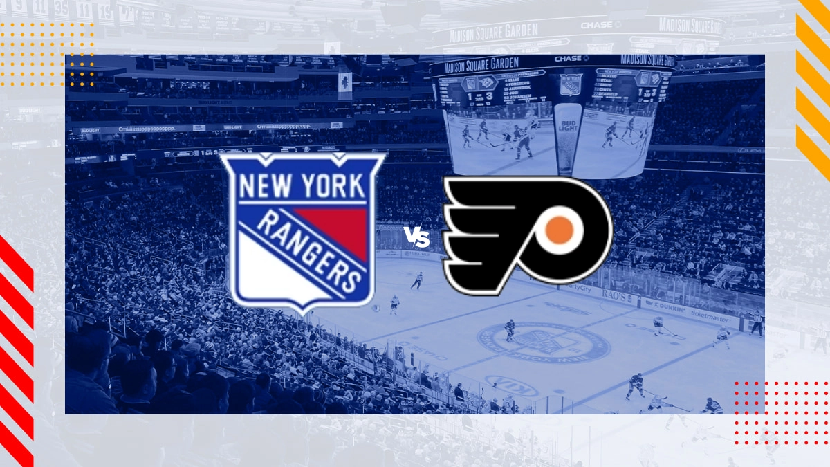 Pronóstico New York Rangers vs Philadelphia Flyers