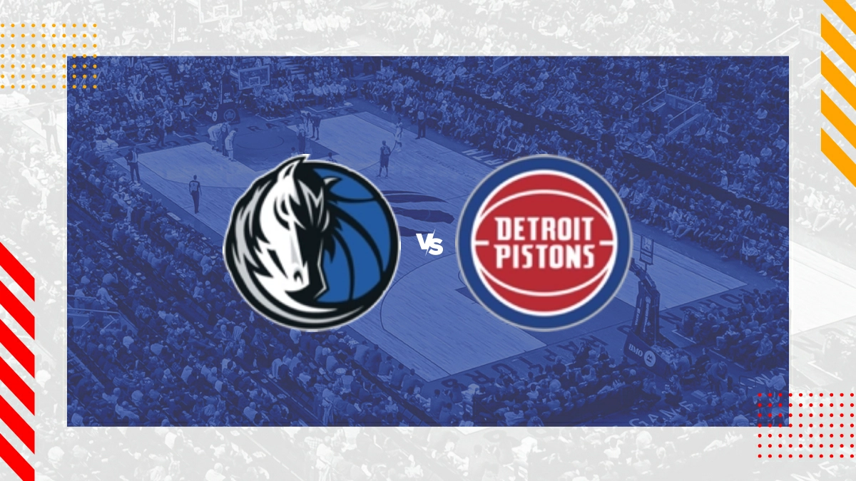 Pronostic Dallas Mavericks vs Detroit Pistons