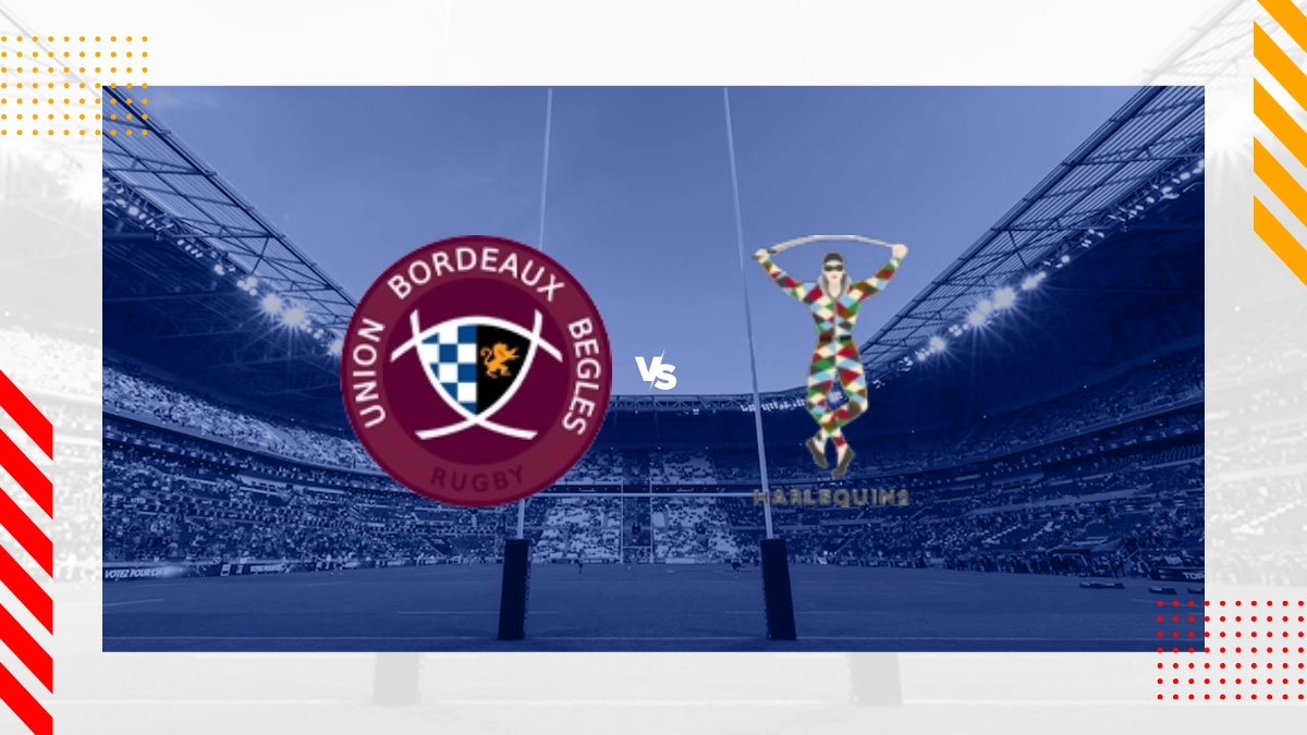 Union Bordeaux Begles vs Harlequins FC Prediction