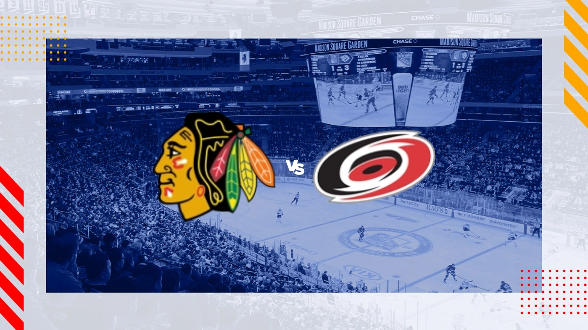 Pronóstico Chicago Blackhawks vs Carolina Hurricanes