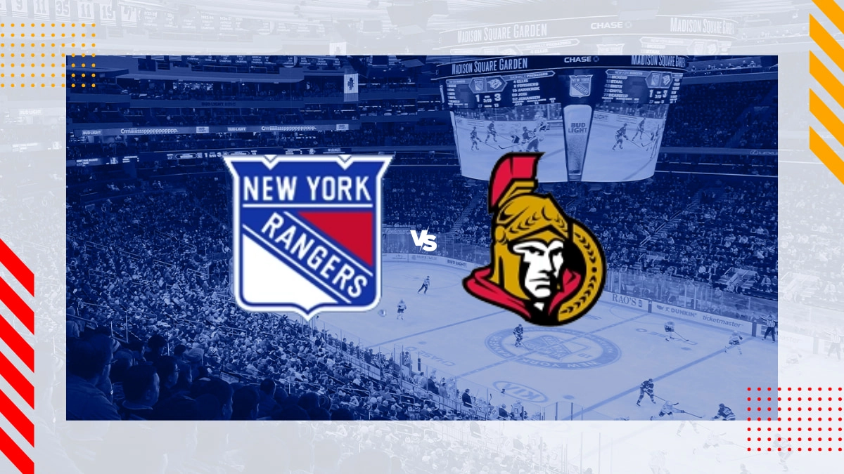 Pronóstico New York Rangers vs Ottawa Senators
