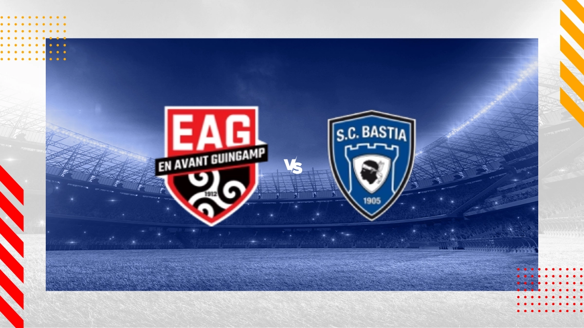 Pronostic EA Guingamp vs SC Bastia