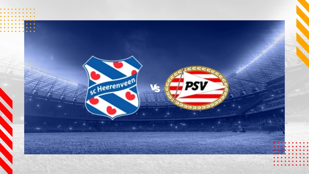 Pronostic Heerenveen vs PSV Eindhoven