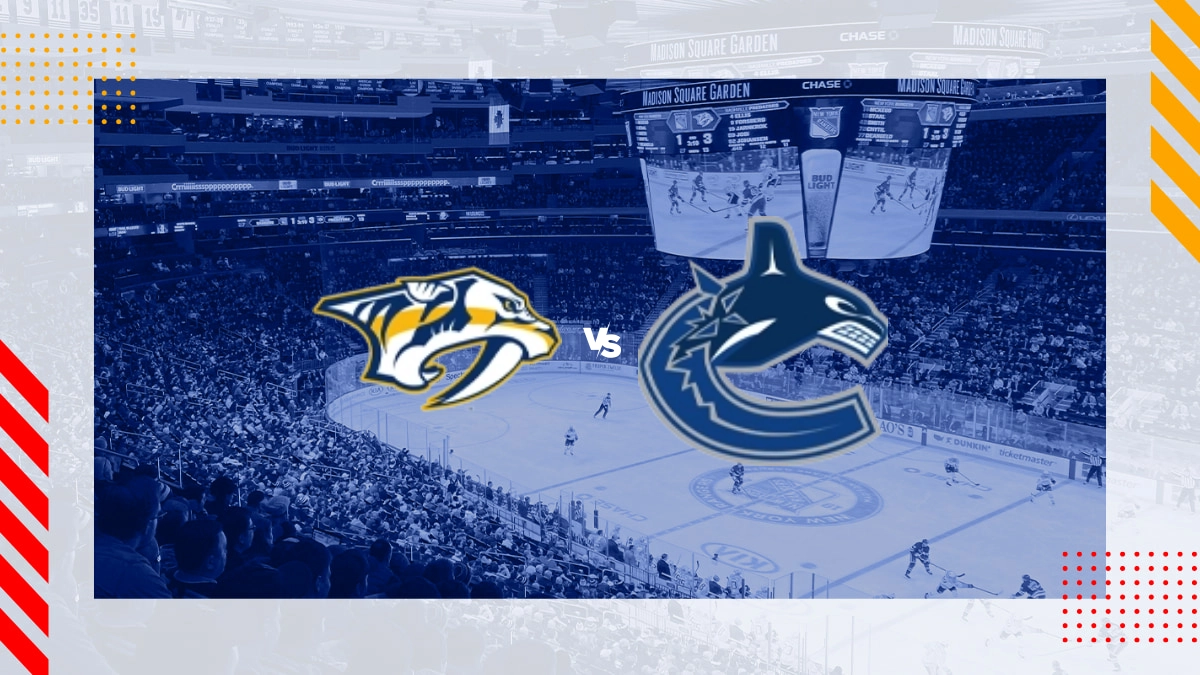 Pronóstico Nashville Predators vs Vancouver Canucks