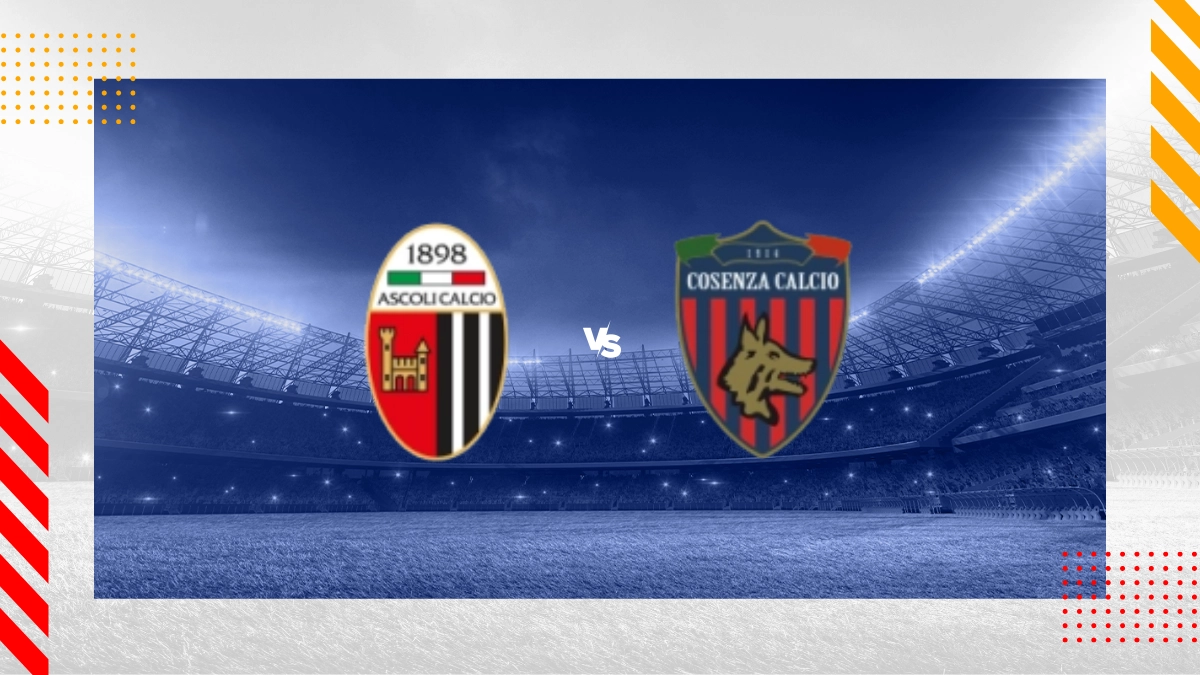 Pronostico Ascoli Calcio 1898 FC vs Cosenza