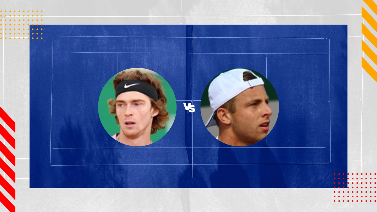 Pronostico Andrey Rublev vs Tallon Griekspoor