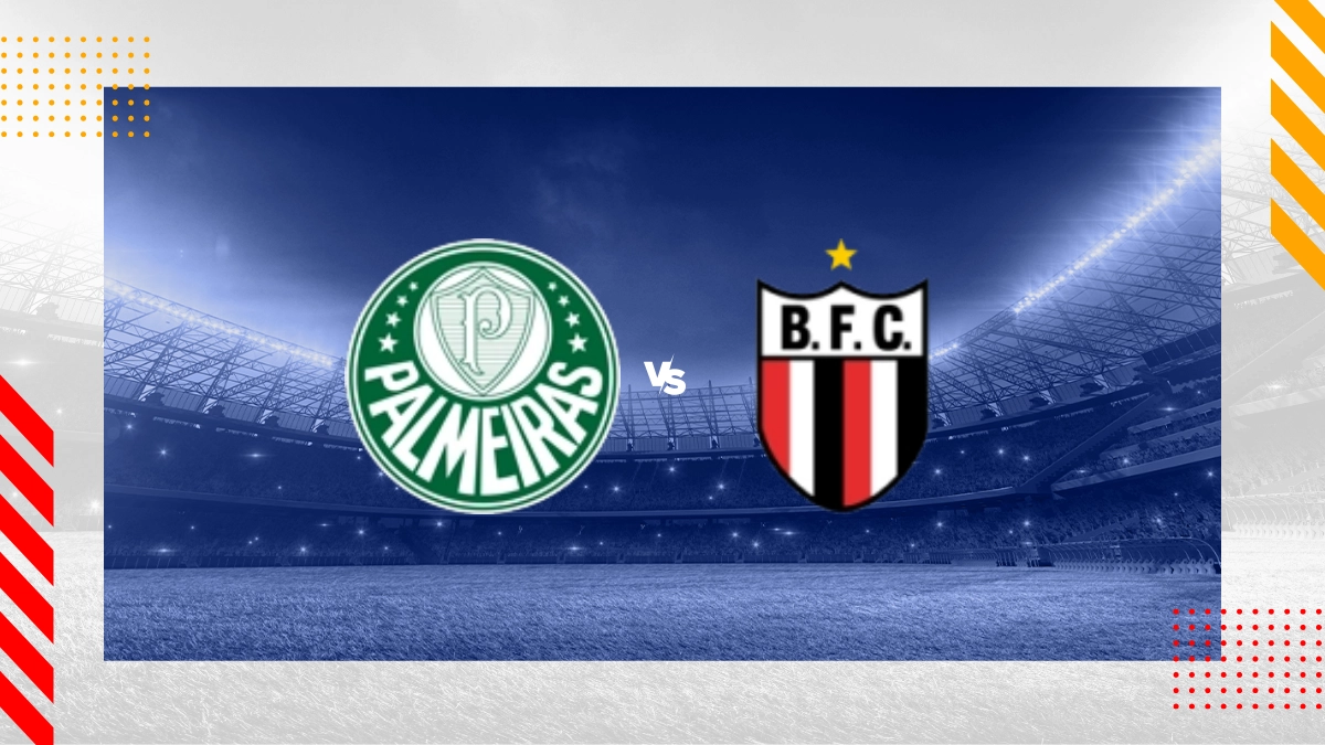 Palpite Palmeiras vs Botafogo-SP