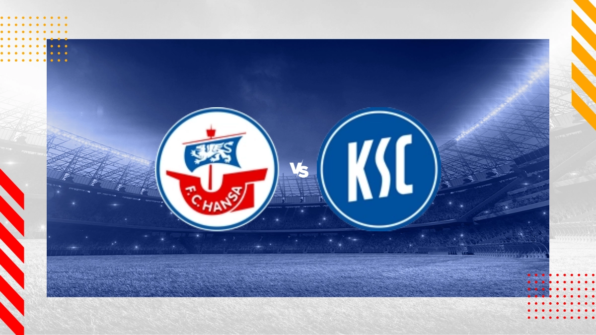 FC Hansa Rostock vs. Karlsruher SC Prognose