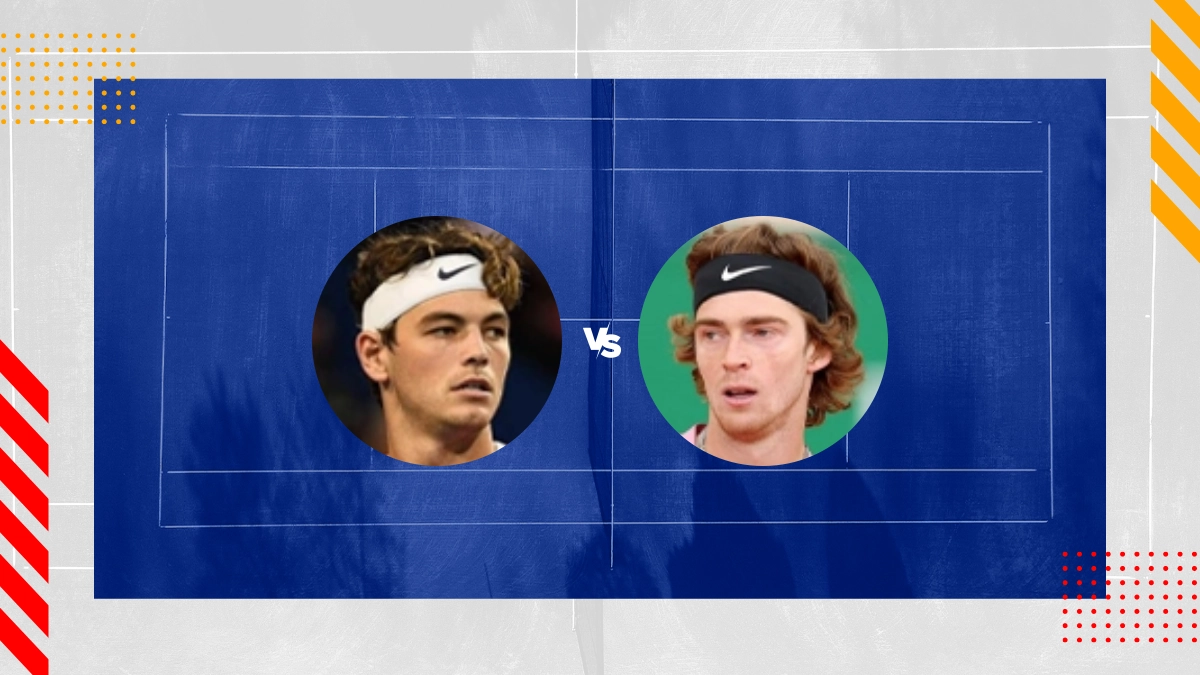 Taylor Fritz vs Andrey Rublev Prediction