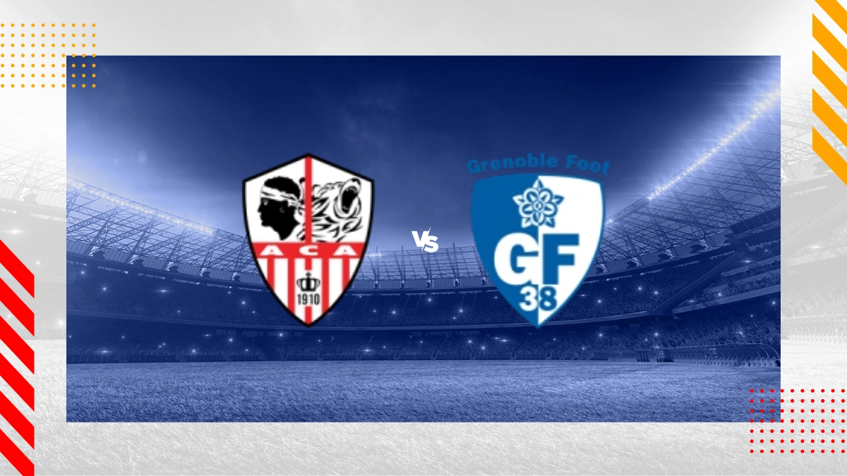 Pronostic AC Ajaccio vs Grenoble Foot