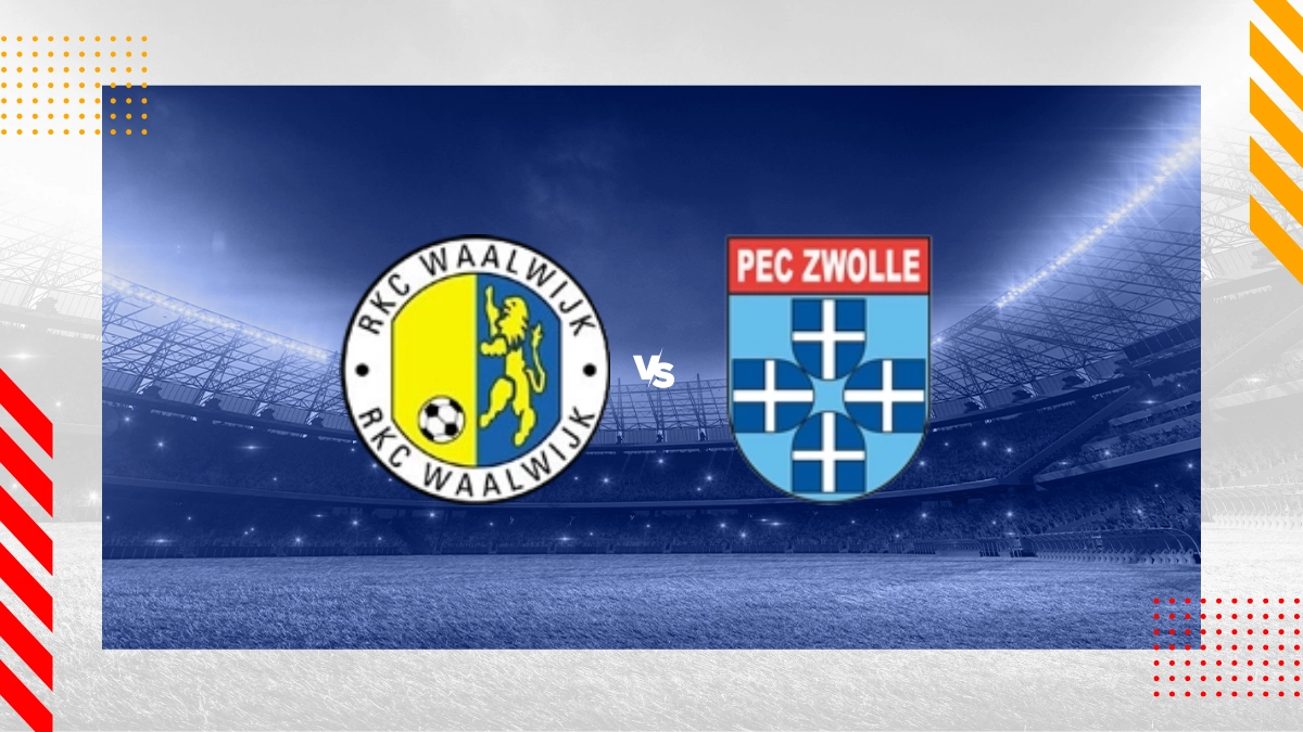 Voorspelling RKC Waalwijk vs PEC Zwolle