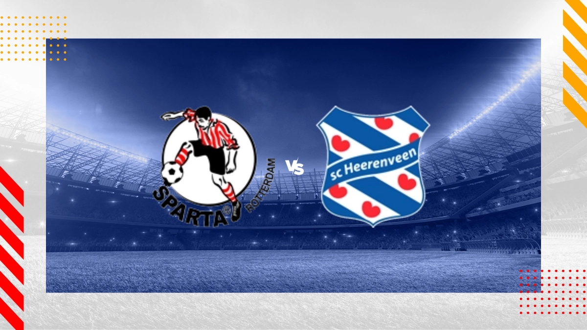 Voorspelling Sparta Rotterdam vs SC Heerenveen