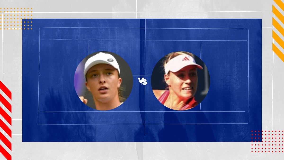 Pronostic Iga Swiatek vs Angelique Kerber