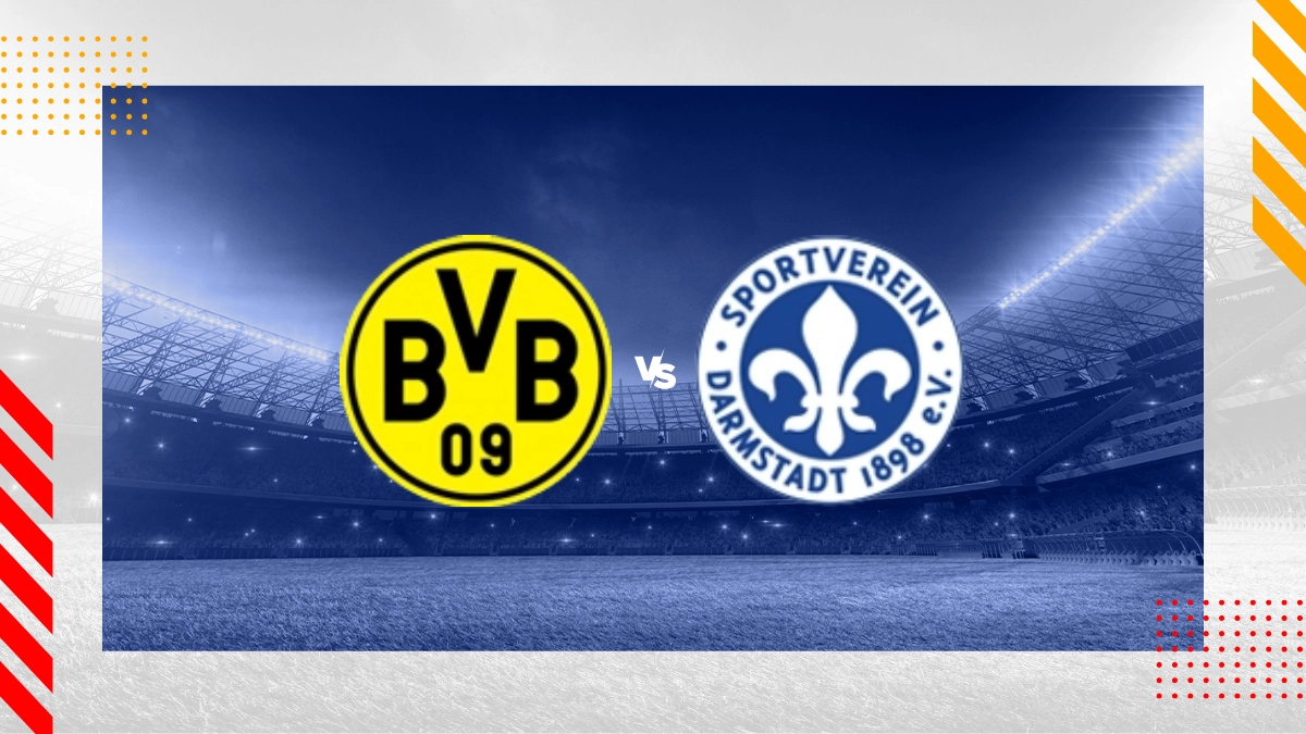 Pronostic Borussia Dortmund vs Darmstadt