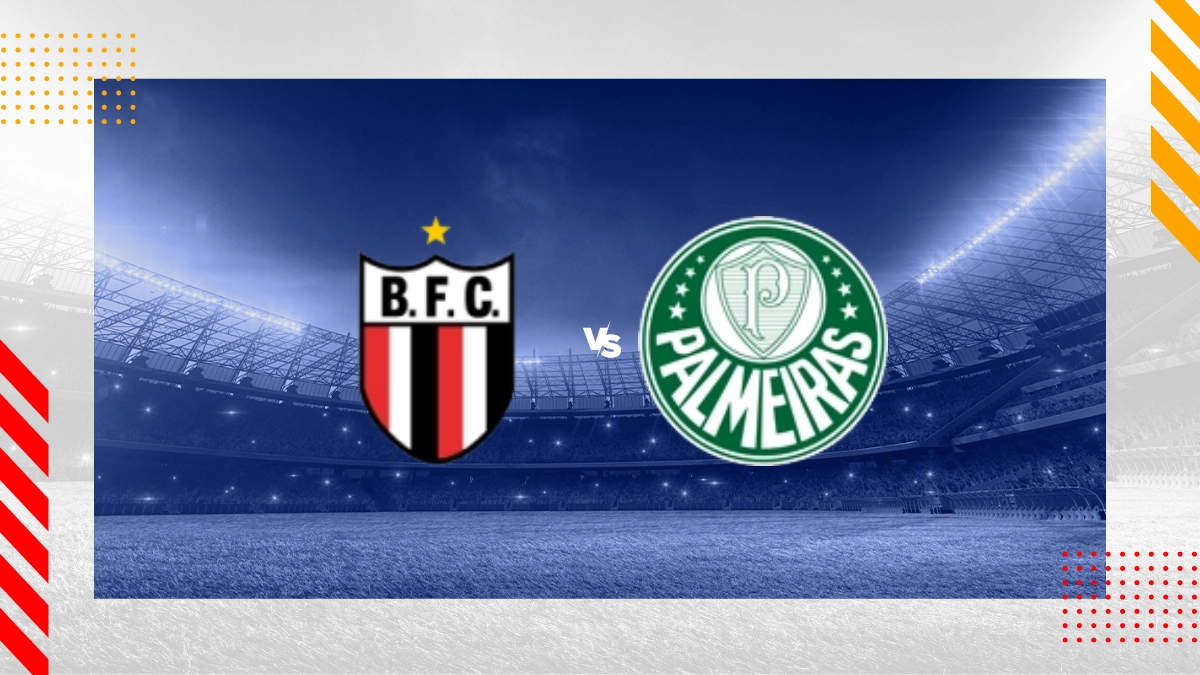 Prognóstico Botafogo-SP vs Palmeiras