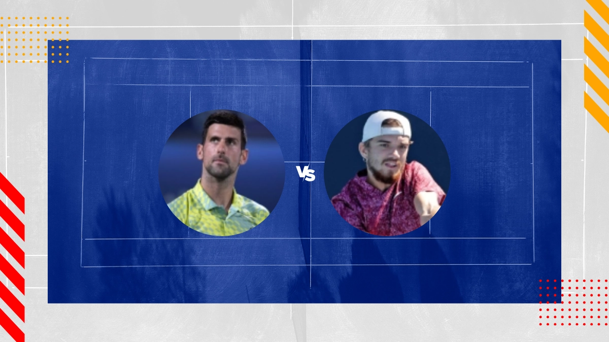 Pronostic Novak Djokovic vs Tomas Machac