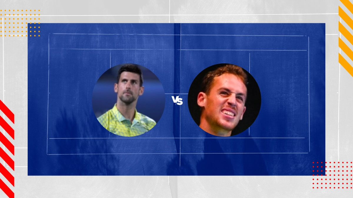 Pronostic Novak Djokovic vs Roberto Carballes Baena