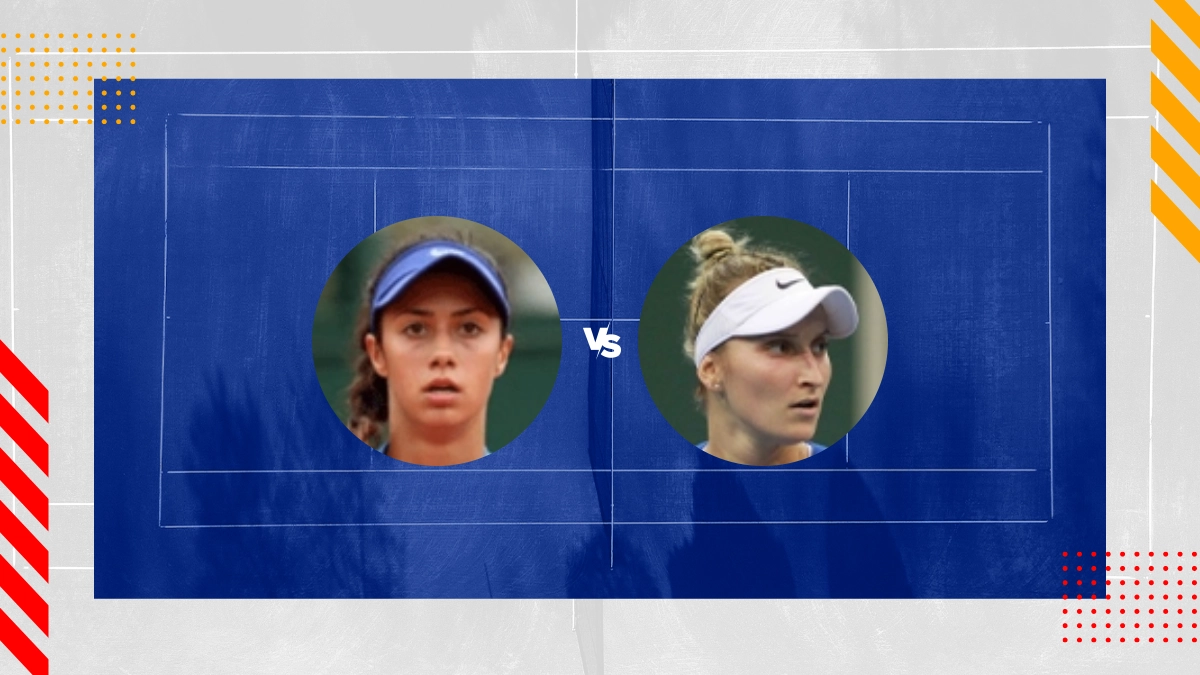 Pronostic Olga Danilovic vs Marketa Vondrousova