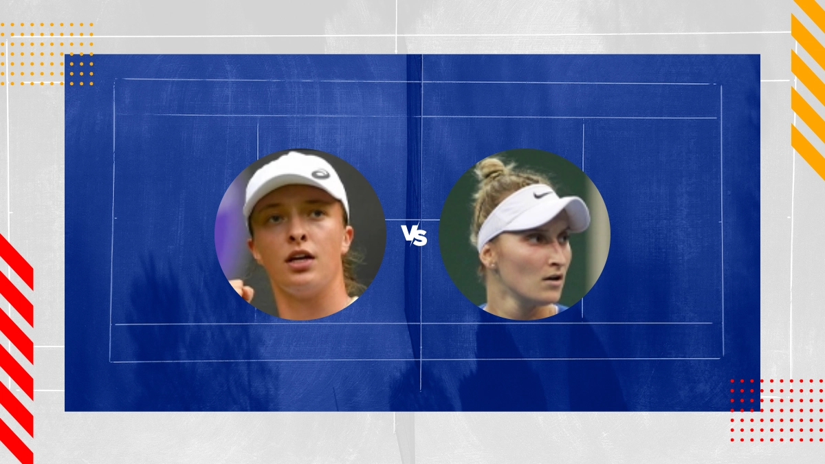 Pronostic Iga Swiatek vs Marketa Vondrousova